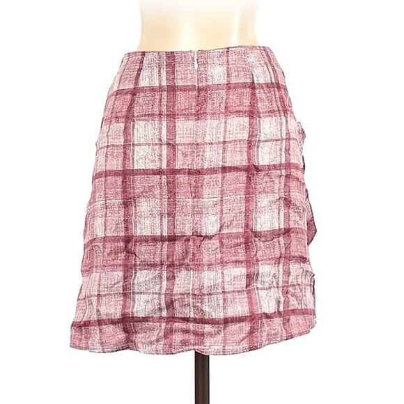 The Fifth Label pink plaid mini skirt, size small - Picture 2 of 9